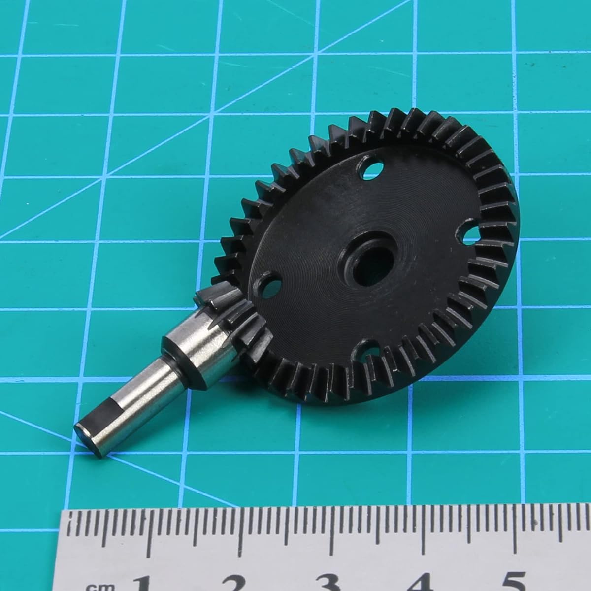 RCAWD 40Crmo Main Diff Gear Spur Gear 43T Spiral Main Input Gear 10T Spiral Cut Arrma 1/7 1/8 6s RTR Hop-up Upgrade Parts