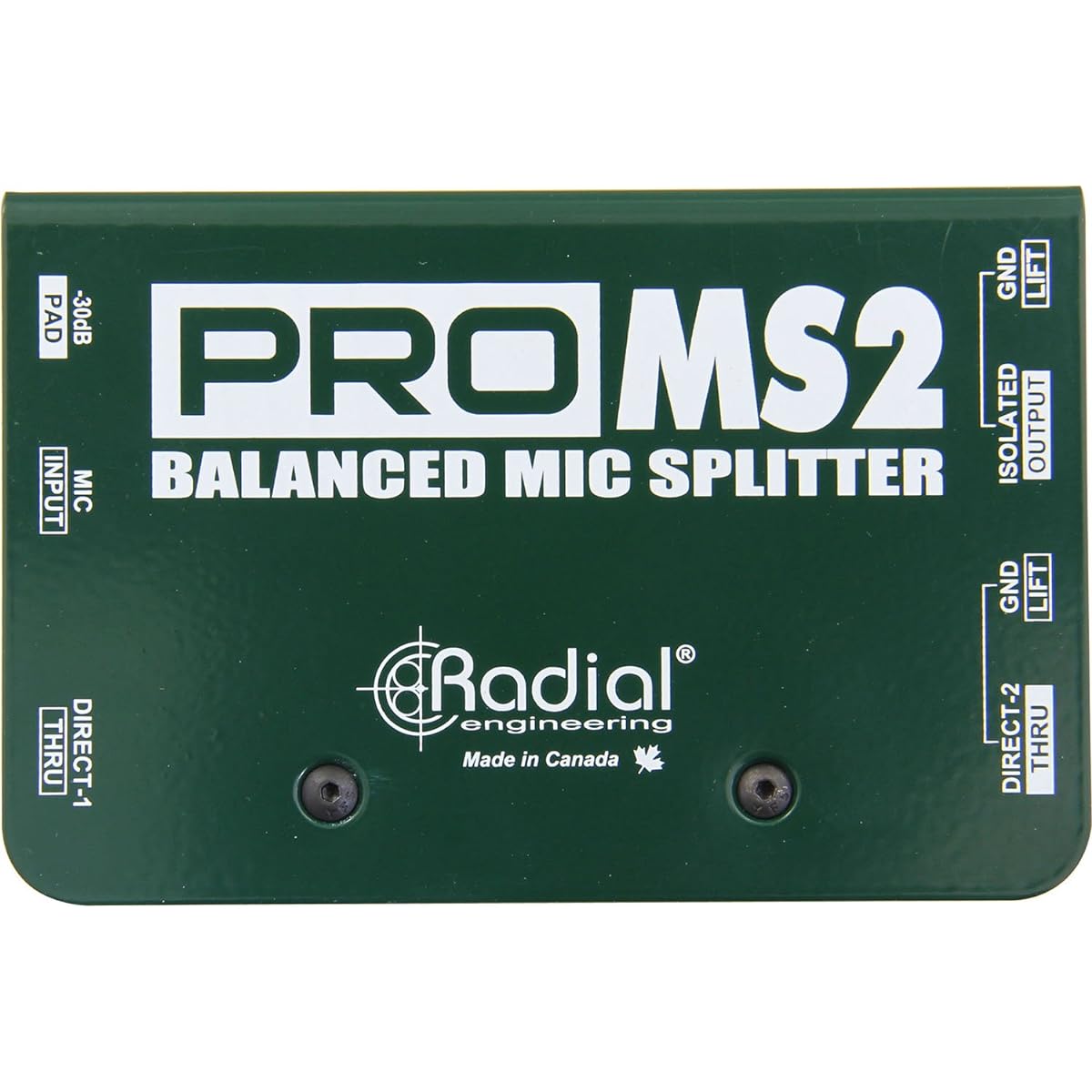 Radial Pro MS2 Microphone Splitter [Official Japanese Import]