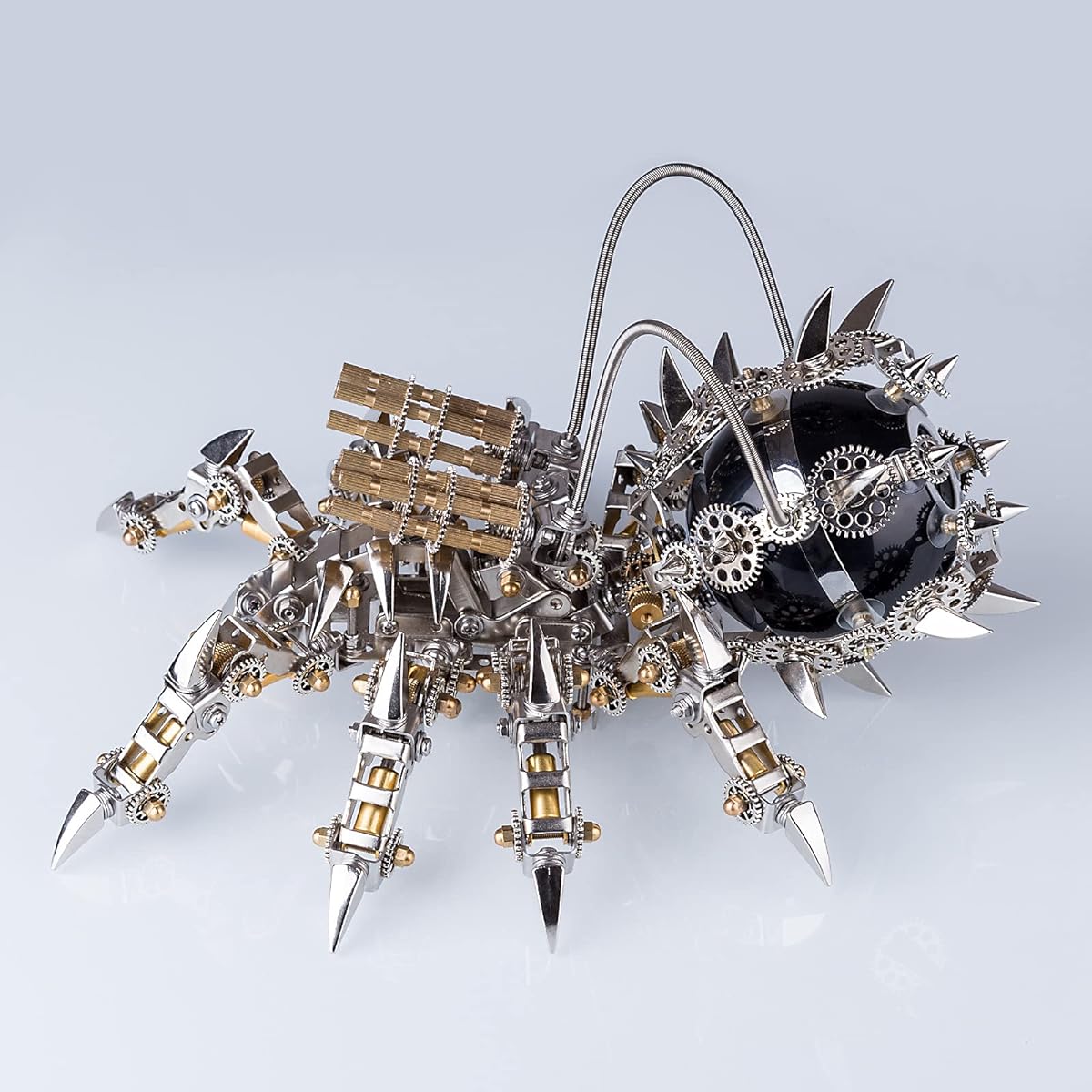 KonHaovF 3D Metal Puzzle Mechanical Tarantula with Speaker Adult Assembly 3D Metal Model with Assembly Tool Kit 3D Metal Puzzle Model Assembly Kit Gift for Boys/Teens Table Ornament