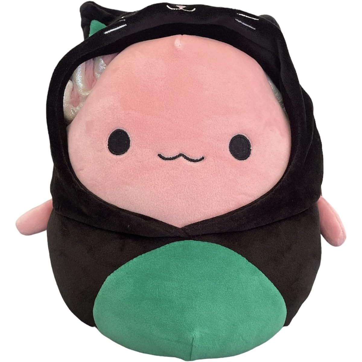 Squishmallows 8" Halloween Archie Pink Axolotl Cat Costume Plush - Officially Licensed Kelly Toy Plush - Collectible Soft & Squishy Plush Toy - Gift for Kids, Girls, and Boys - 8"
