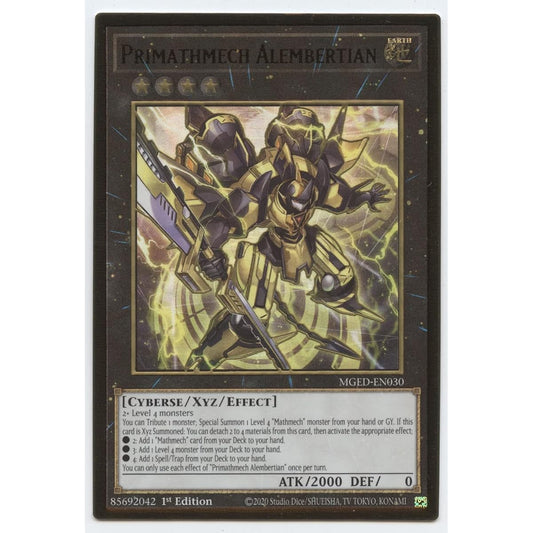 Primathmech Alembertian - MGED-EN030 - Premium Gold Rare - 1st Edition