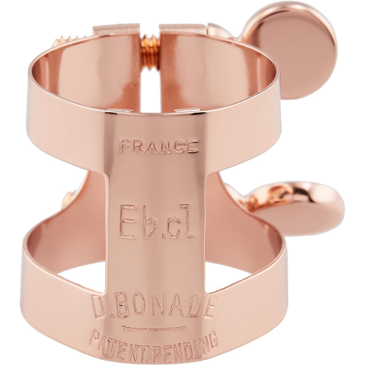Bonnard E♭clarinet ligature reverse fastening pink gold plate finish (2251UPG)