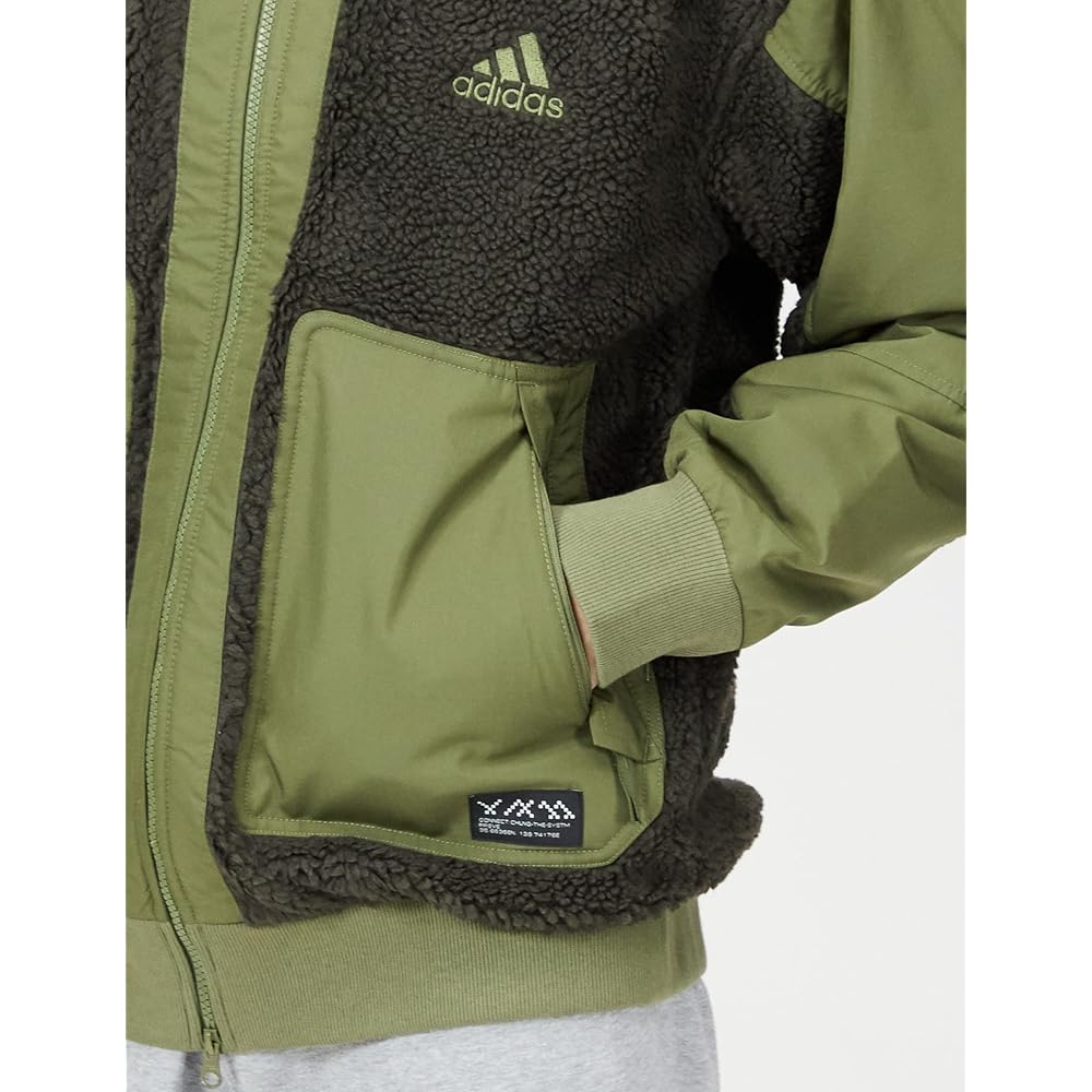 Adidas Jersey Top PRSVE Badge of Sports Sherpa Jacket UW071 Men's