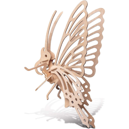 3D Jigsaw Puzzle Set of 16 Pieces 9"x5"x8.75"-Butterfly
