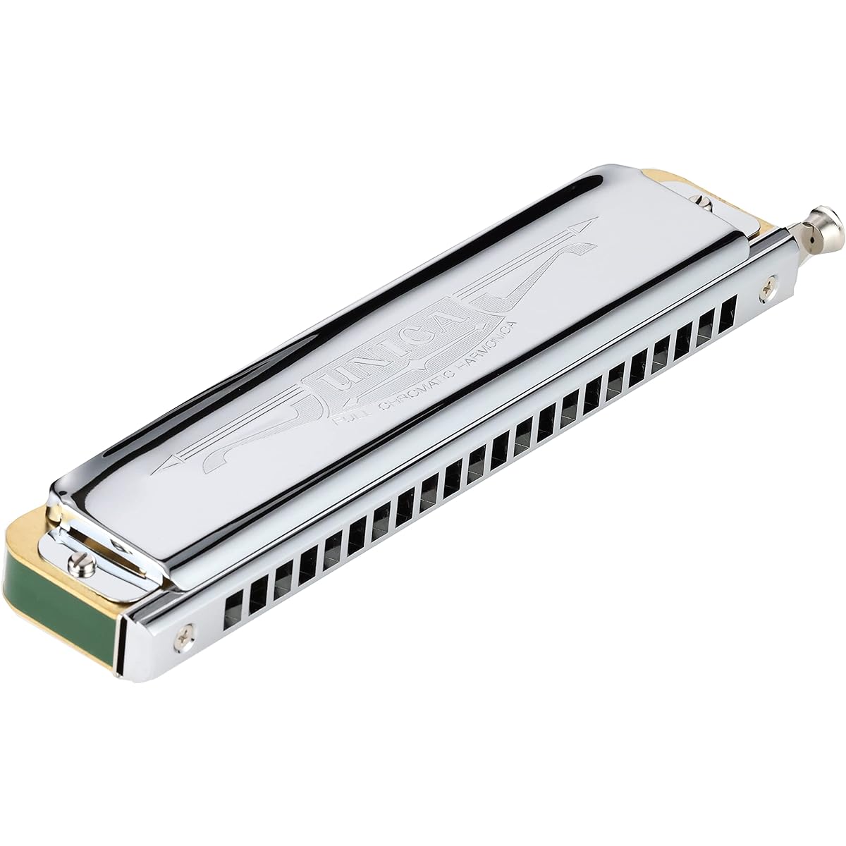TOMBO chromatic harmonica 22 holes sliding type Unica 1244C with set materials