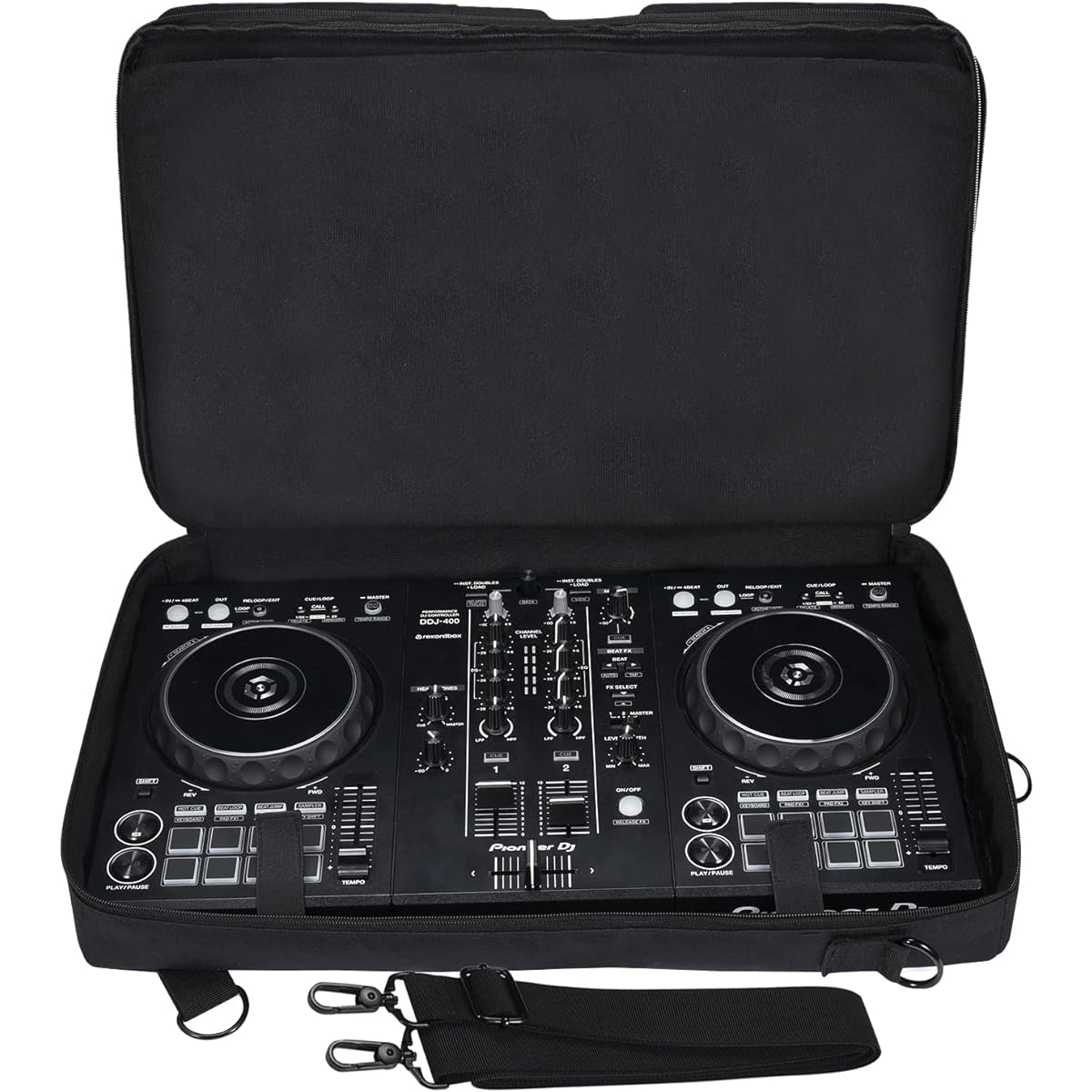 Hzycwgone Portable Soft Case Shoulder Bag Backpack For Pioneer DJ DDJ-FLX4/DDJ-400 DJ/DDJSB3 For Roland DJ-202 Hercules Inpulse 300 Native Instruments TRAKTOR Kontrol S2 DJ Controller etc.