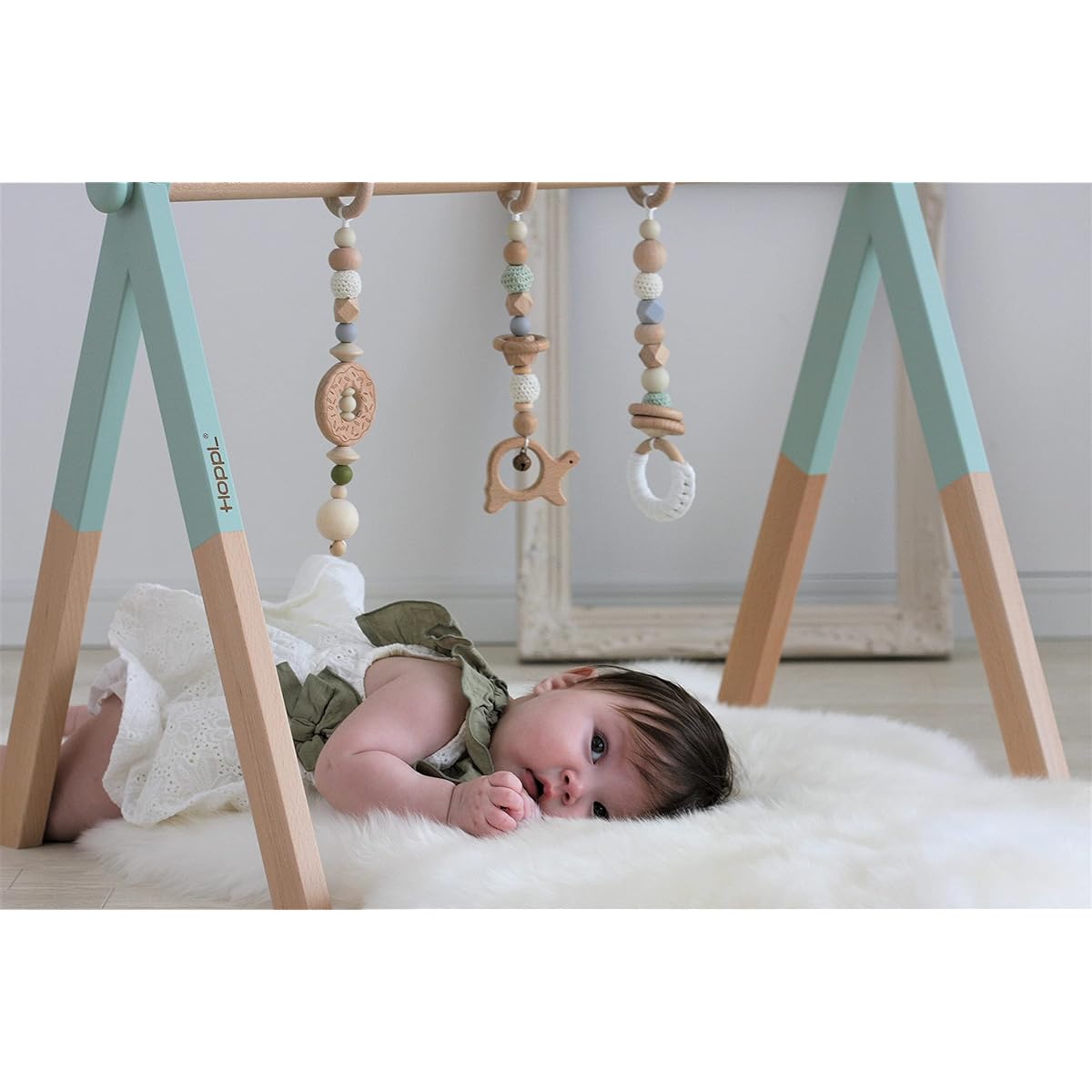 [Genuine Product] HOPPL Baby Gym BTL-BGS-SG-BL Sea Green/Blue