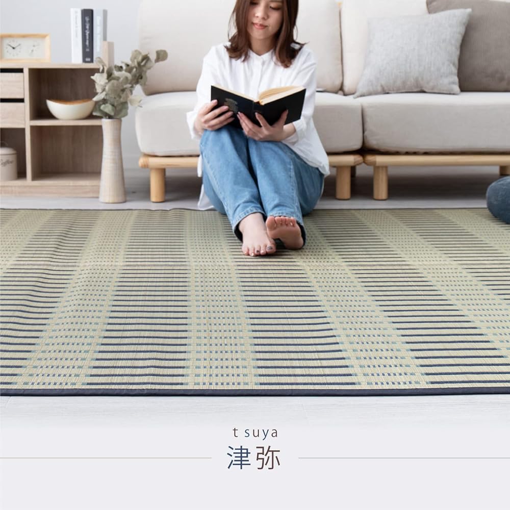 Edoma Kakegawa Ori Hanagoza Blue 3 tatami 81832330