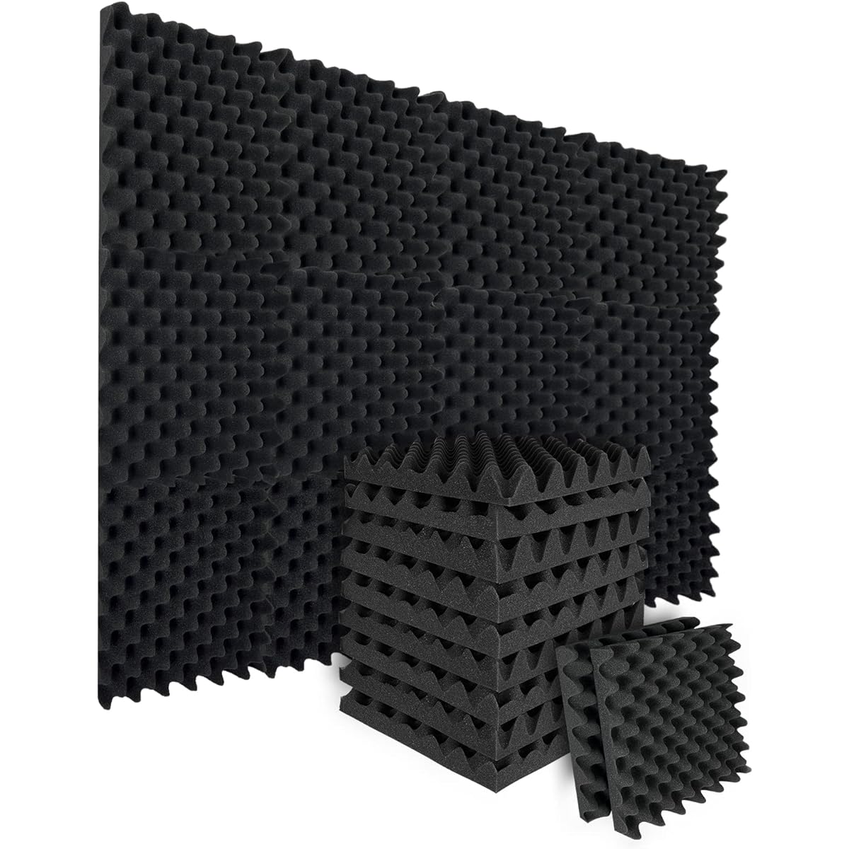 Krightlink Soundproofing Panels Set of 24 2" X 12"