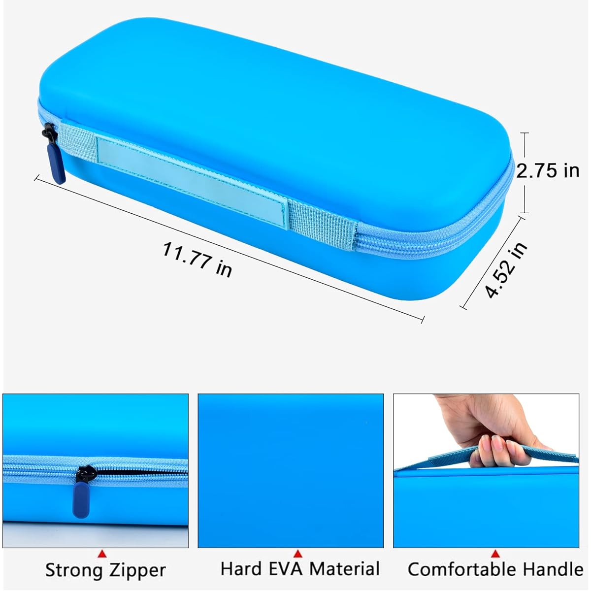 Case, storage holder compatible with Otamaton Japanese electronic musical instrument portable synthesizer by Cube/Meiwa Denki only fits for Regular Blue