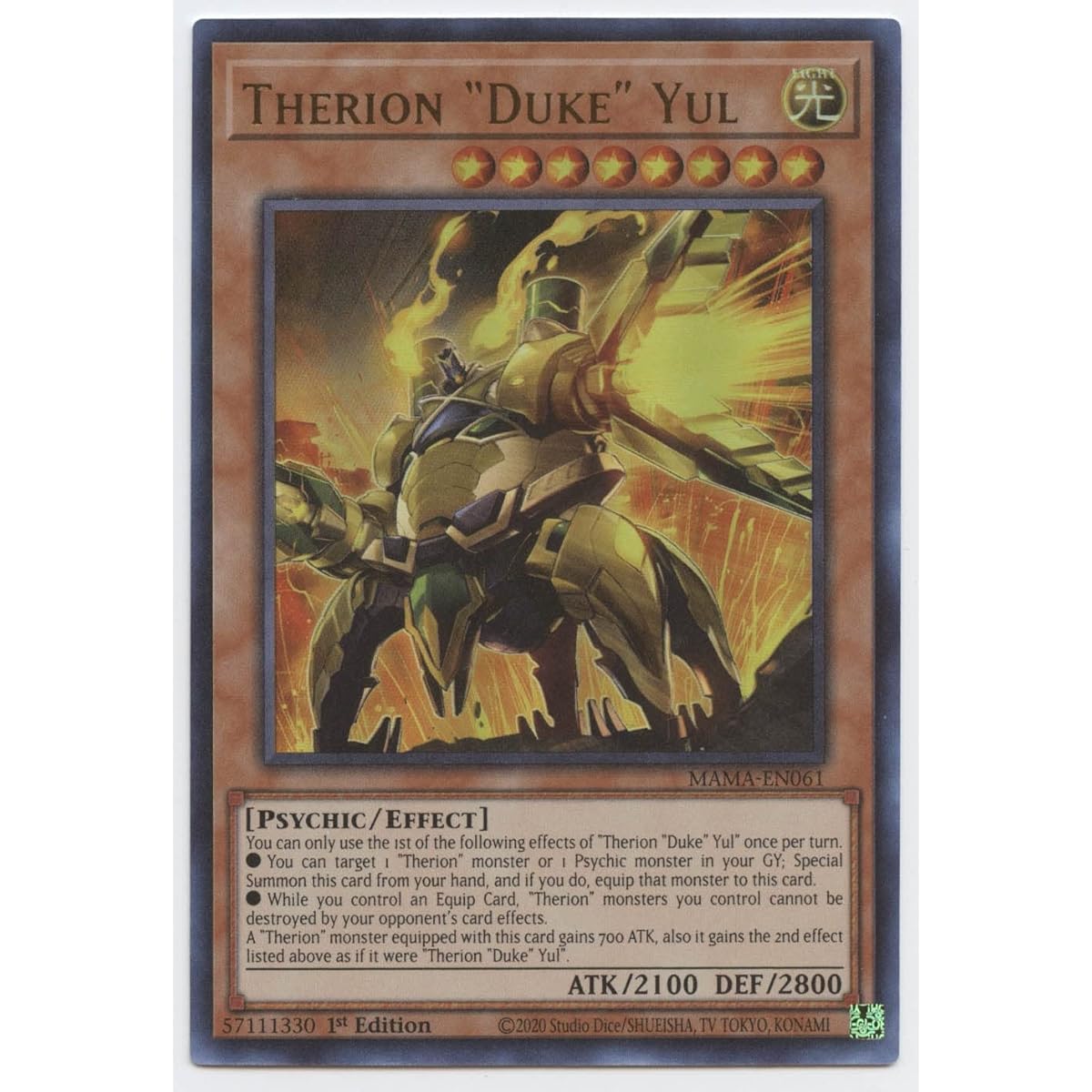 Therion Duke YUL - MAMA-EN061 - Ultra Rare - 1st Edition