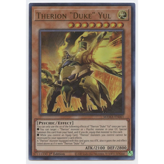Therion Duke YUL - MAMA-EN061 - Ultra Rare - 1st Edition