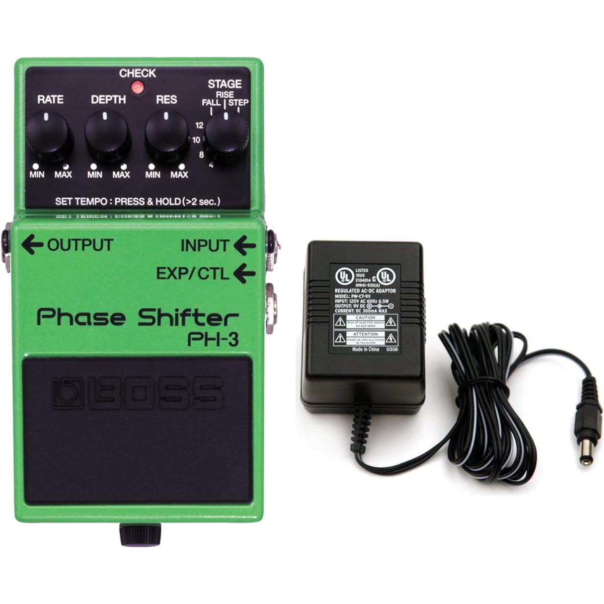 BOSS - Phase Shifter PH-3 + KORG Pitchclip 2 PC-2 + Mark's Original Cloth Set