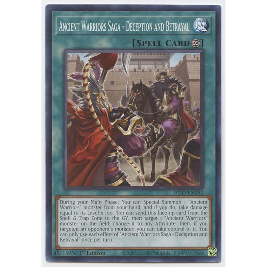 Ancient Warriors Saga - Deception and Betrayal - DIFO-EN064 - Common - 1st Edition