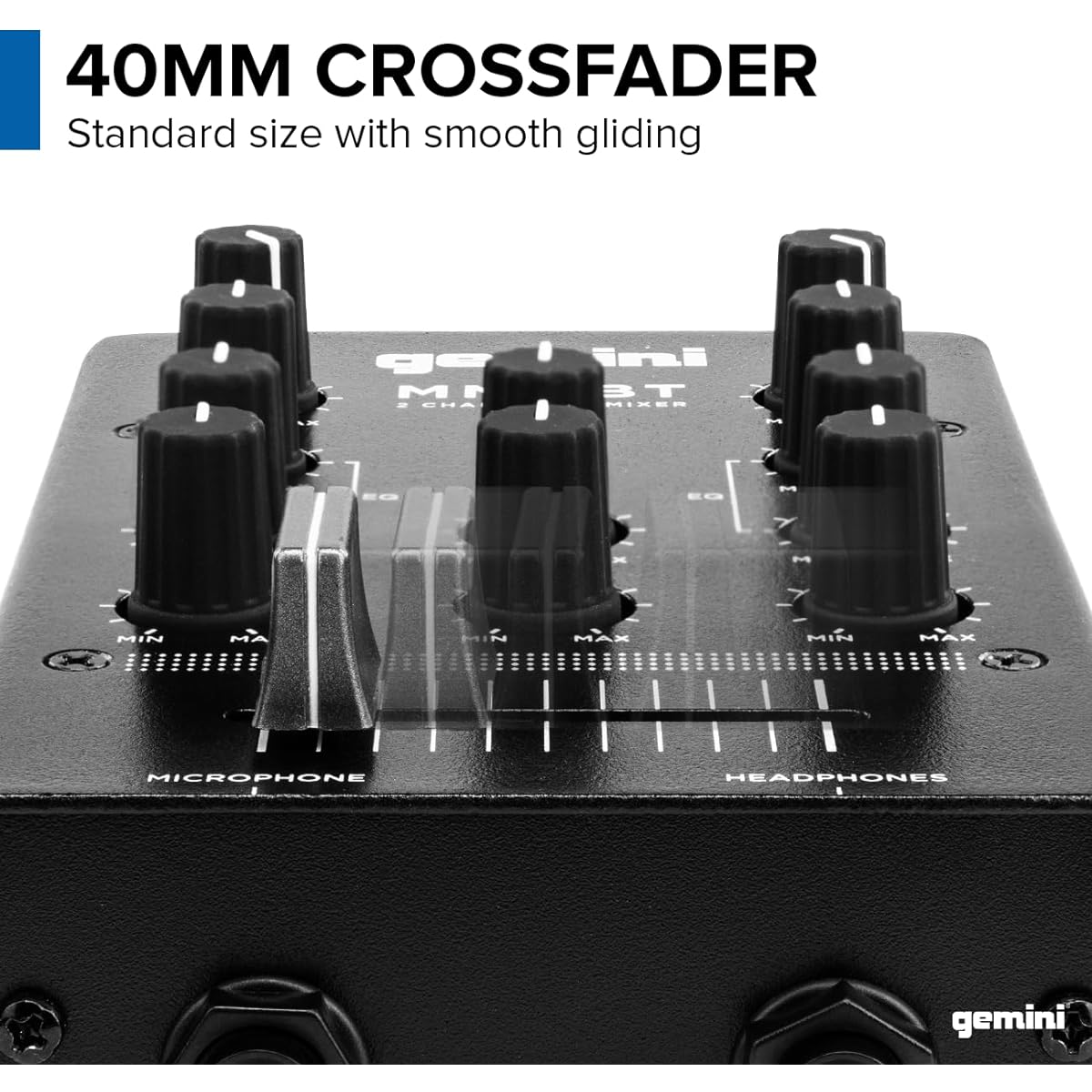 Gemini Sound GEMINI DJ mixer portable 2ch stereo mixer MM1BT with Bluetooth connection function [Domestic genuine product]
