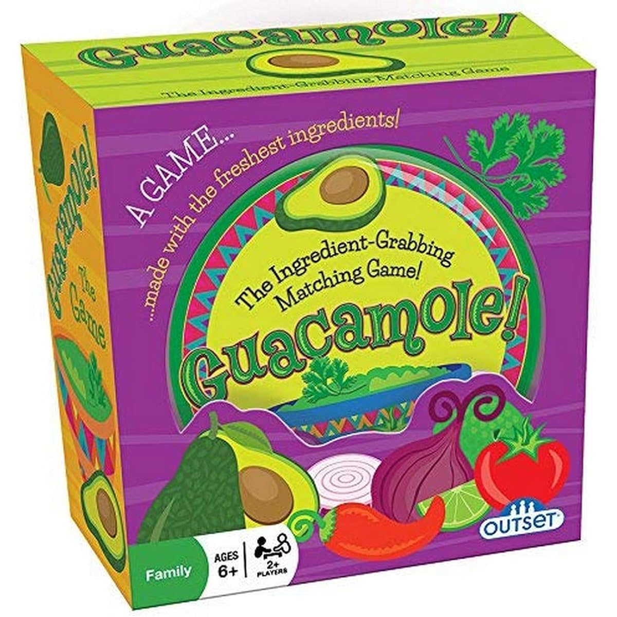 Guacamole Game - Cooperative and Critical Thinking Ingredient Matching Card Game - Ages 6+