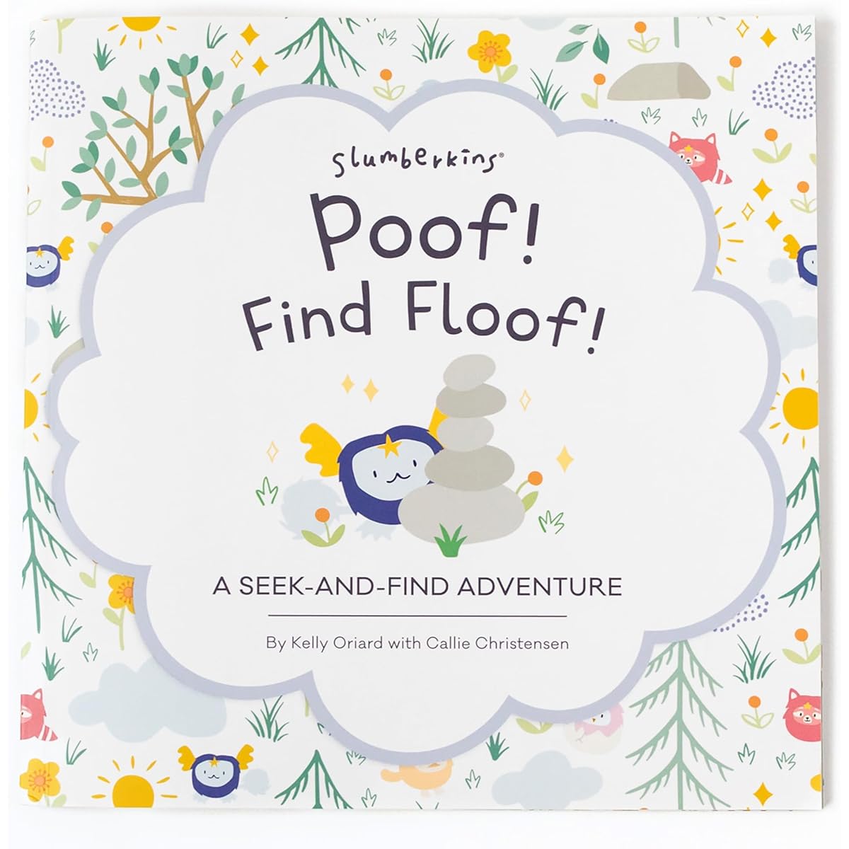 Slumberkins Poof!Find Floof!Book + Red Panda Egg Mini Plush + Platypus Egg Mini Plush - Easter Gift Set SEL Social Emotional Learning Toy for Boys & Girls