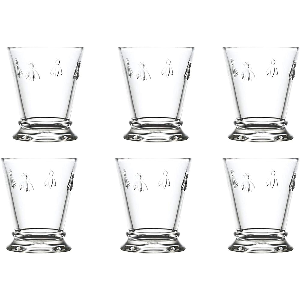 La Rochere Tumbler Clear 180cc Abeille Clear Tumbler 180cc 6 Pieces 614001 Set of 6