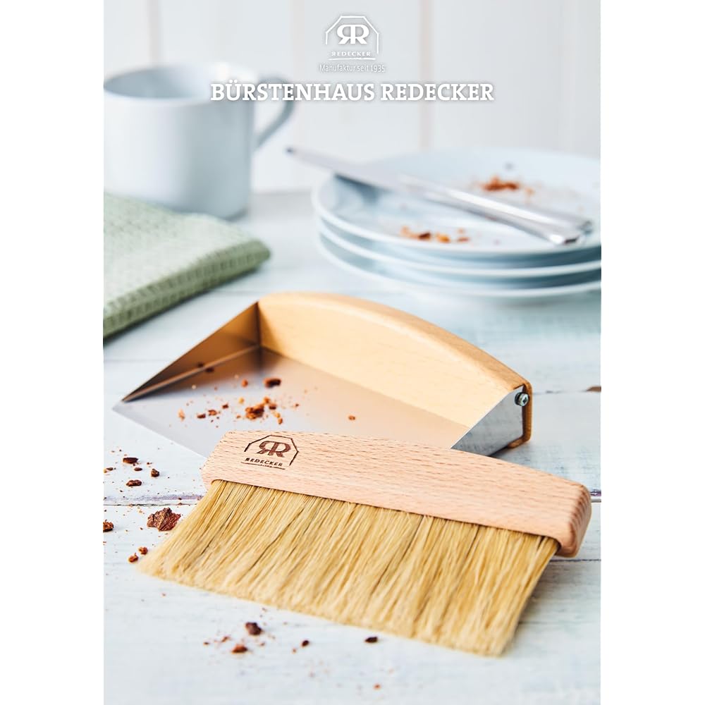 Redecker Luxury Table Sweeping Set (Natural)