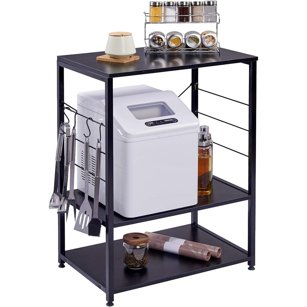 WOLTU Kitchen Rack Range Rack Cooktop Kitchen Wagon Range Board Kitchen Storage with 4 S-Rack RGB9309sz