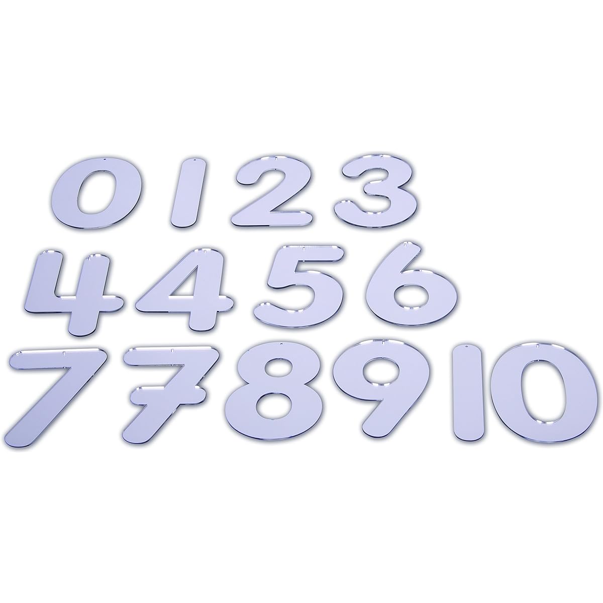 TickiT 72405 Mirror Number, Large (14 pieces)