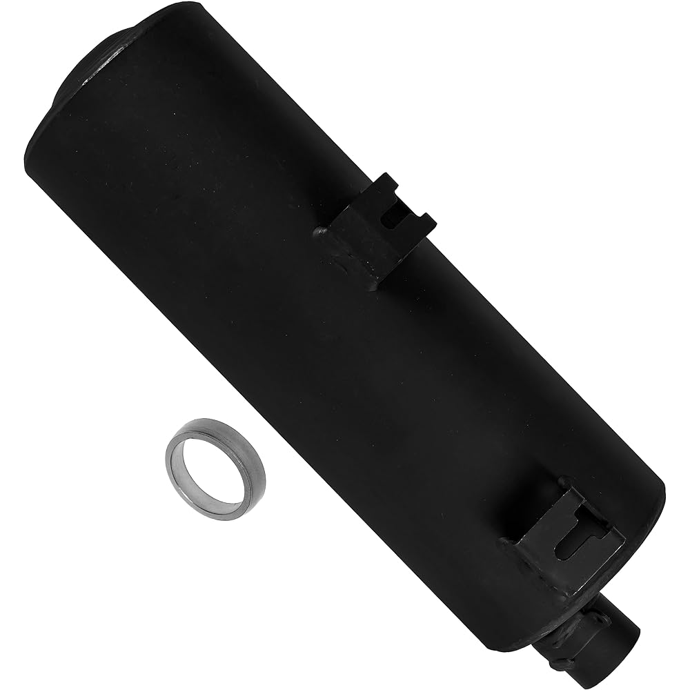 Caltric Exhaust Muffler Silencer with Donut Compatible with Polaris 1260715-029 1260715-489