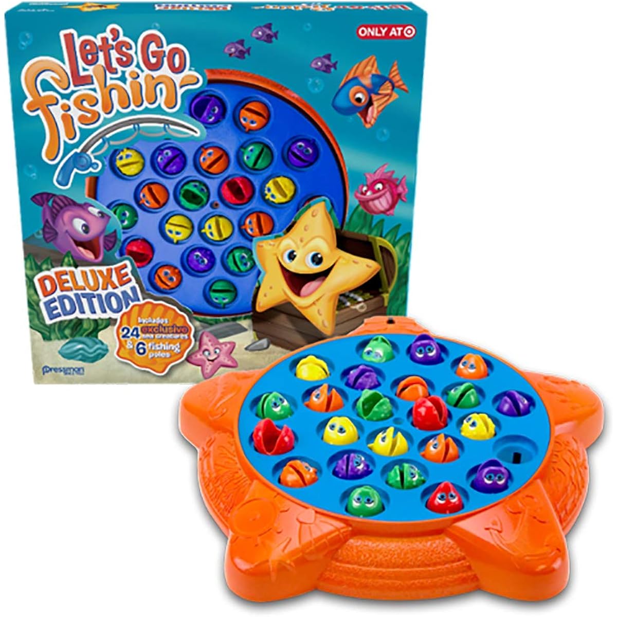 Goliath Games GL60637 Let's Go Fishing Deluxe Edition Multi
