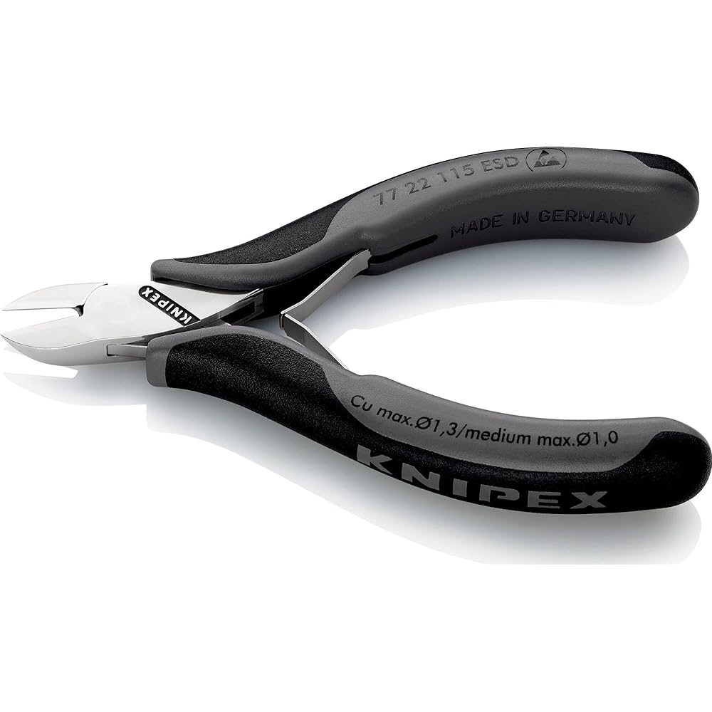 KNIPEX ESD precision nipper 115mm 7722115ESD
