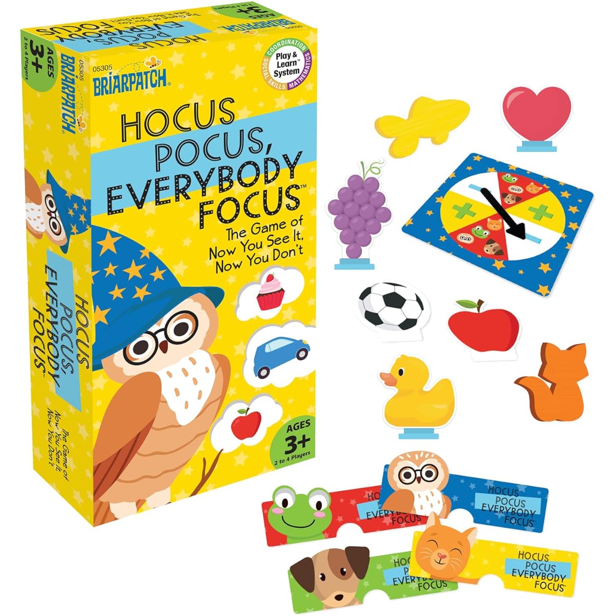 Briarpatch | Hocus Pocus Attention School Preparation Game Kindergarten Easter Basket Stuffer Early Learning Activities Ages 3+