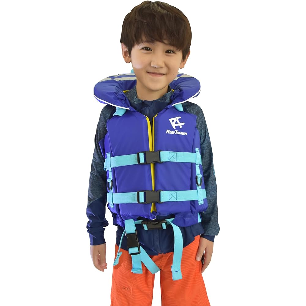 REEF TOURER Snorkeling Snorkeling Vest Kids with Head Support Children's S Size RA0407