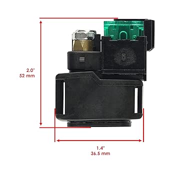 Caltric Starter Relay Solenoid Suzuki Marada VZ800 1997-2004 | Intruder VL1500 1998-2004 | SV650 1999-2002 | Borussia VL800 2001-2004 | M5 0 2000 5-2019 | GSX 2017-2021 | 31800 -21E20