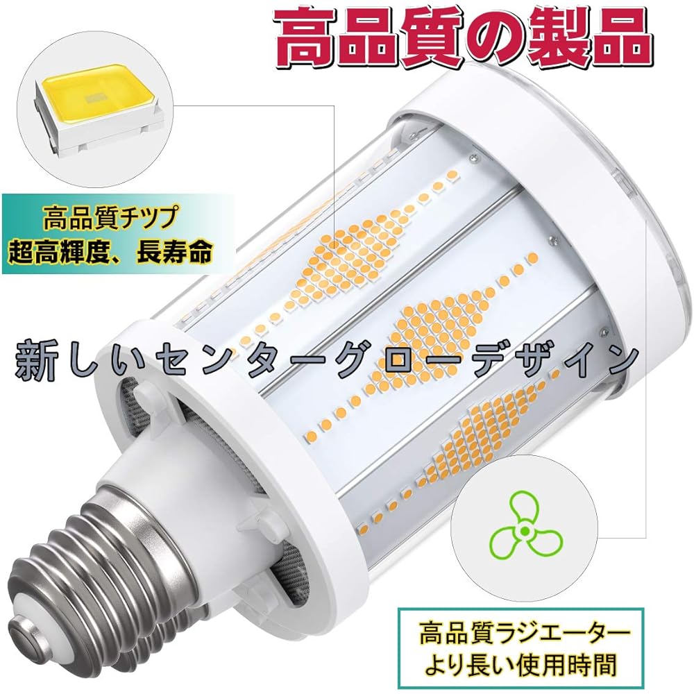 Antslit 175W Corn Light High Ceiling Light Fishing Light LED High Bay Light 28000lm Cone Lamp LED E39, High Power LED, Street Light, High Bay Light are all suitable for replacing mercury lamps...