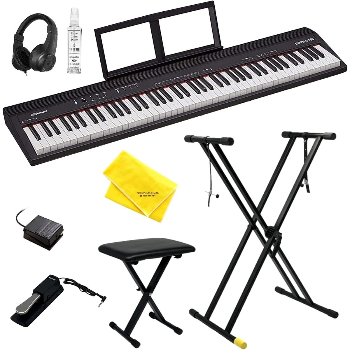 [Set options to choose from] Roland Digital Piano GO series 88 keys GO-88P (full option set)