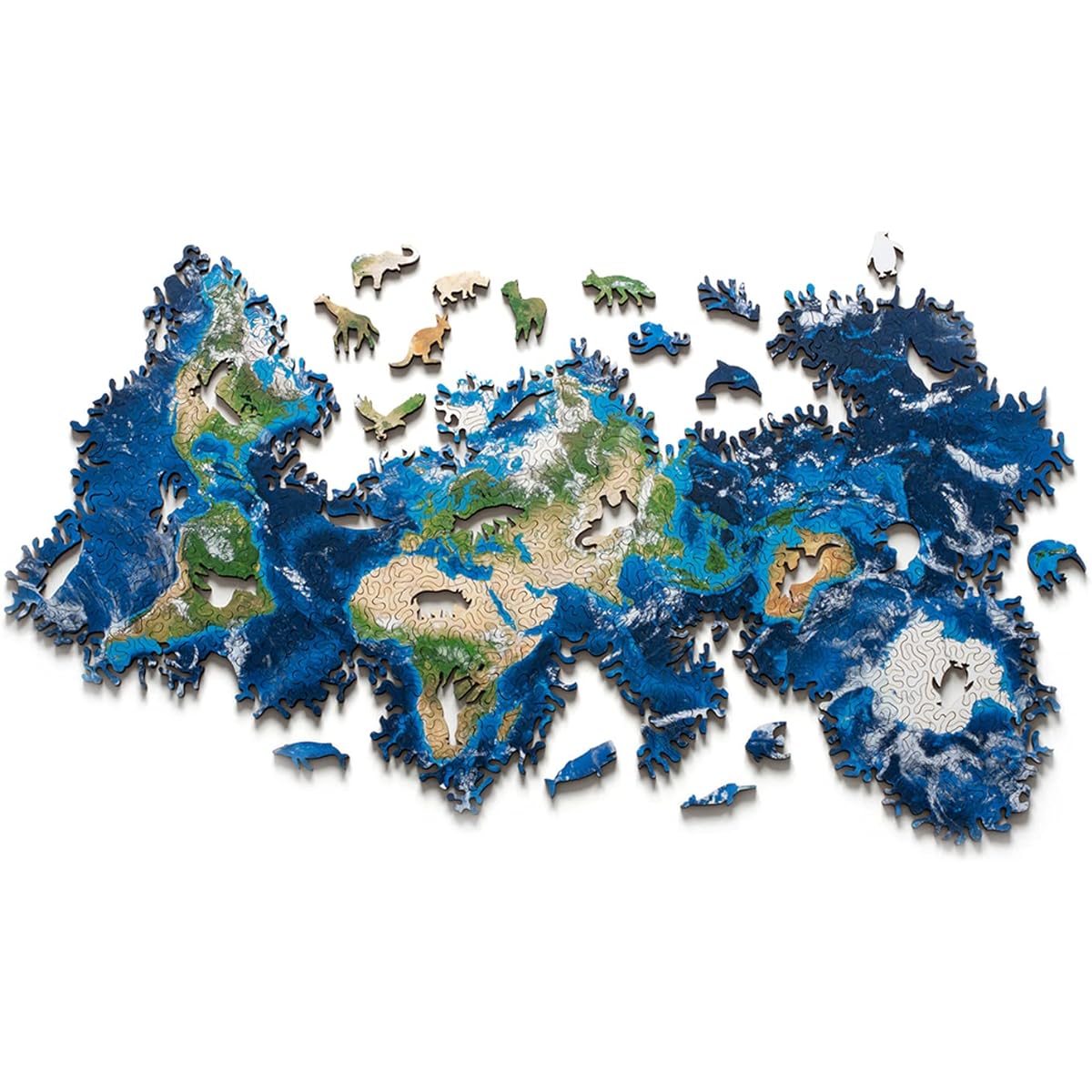 Earth Infinity Puzzle No fixed shape, infinitely reconfigurable, 441 pieces