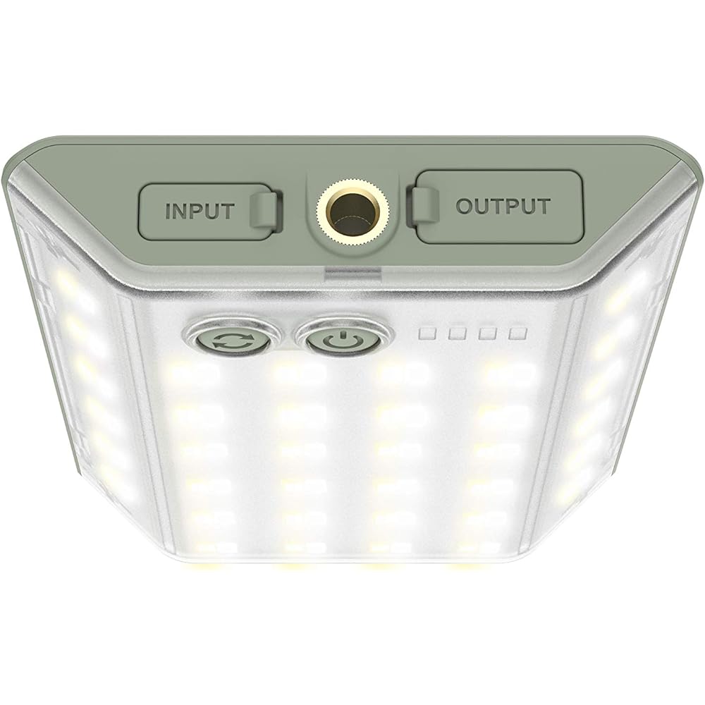 Prism Rechargeable Mobile LED Lantern CLAYMORE 3FACE mini CLF-500MG Moss Green