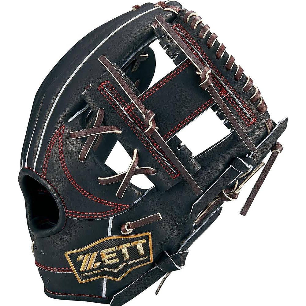 ZETT Hardball Baseball Glove (Glove) Neo Status for Second/Short Right Throwing Size: 4 BPGB12210