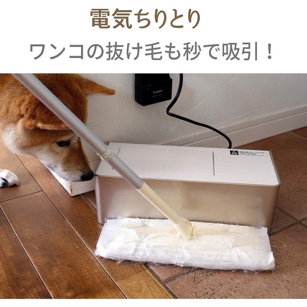 CCP Nationwide Compatible (Power Supply AC100V 50/60hz) Electric Dustpan [For Floor Wiper Only] White ZN-DP24 WH