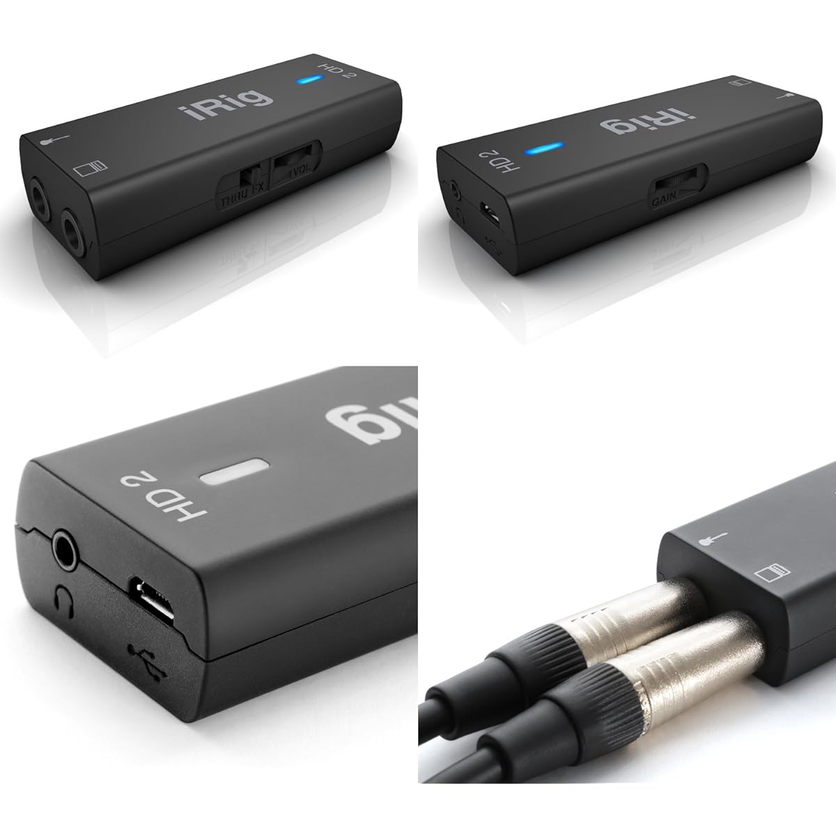 IK Multimedia Mobile Digital Audio Interface for Guitar/Bass iRig HD 2 IKM-OT-000061