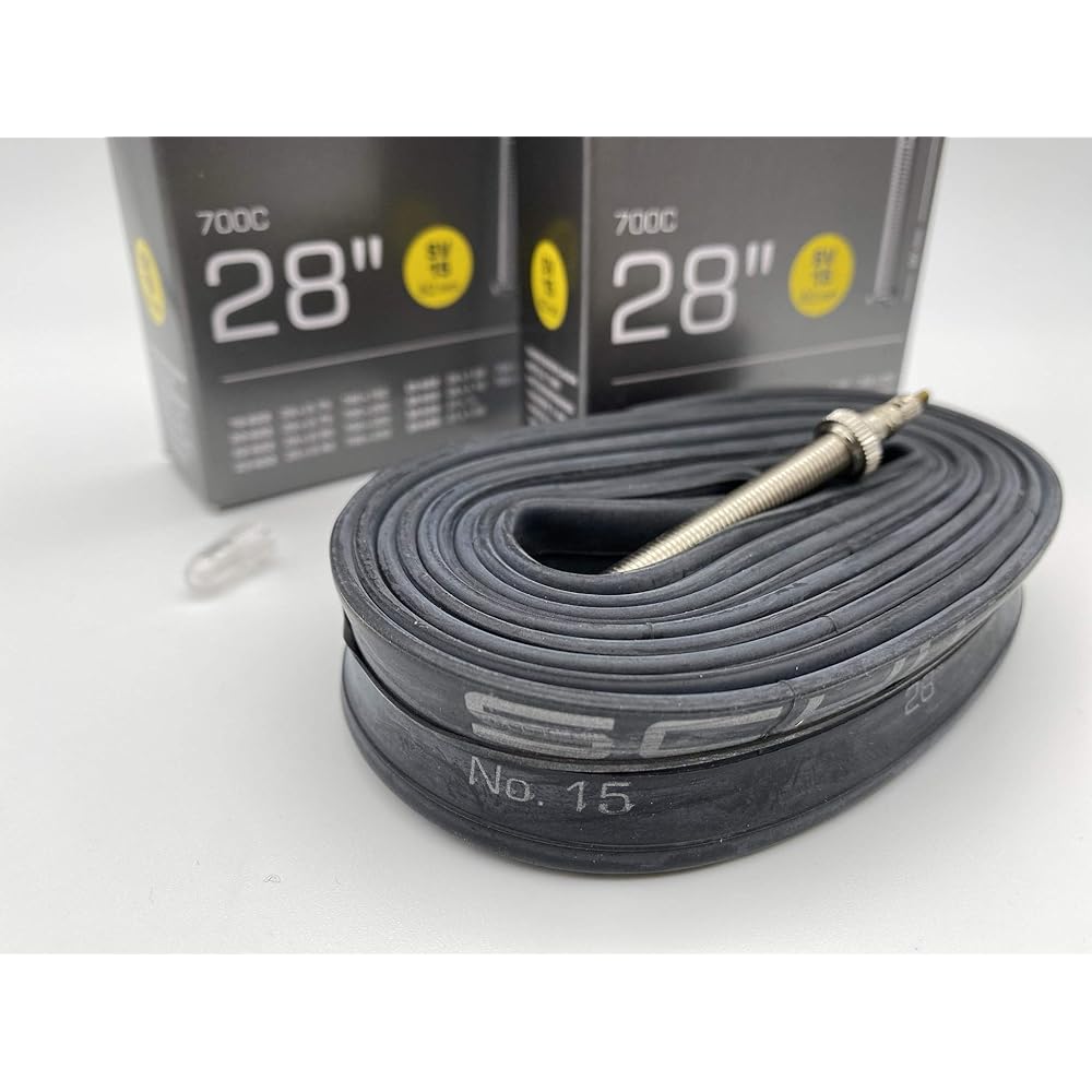 Set of 2 SCHWALBE Tube 700 x 18-28C Presta Valve 15SV Valve Length 60mm Long Valve 15SV-E.L Road Bike Bicycle [Parallel Import]