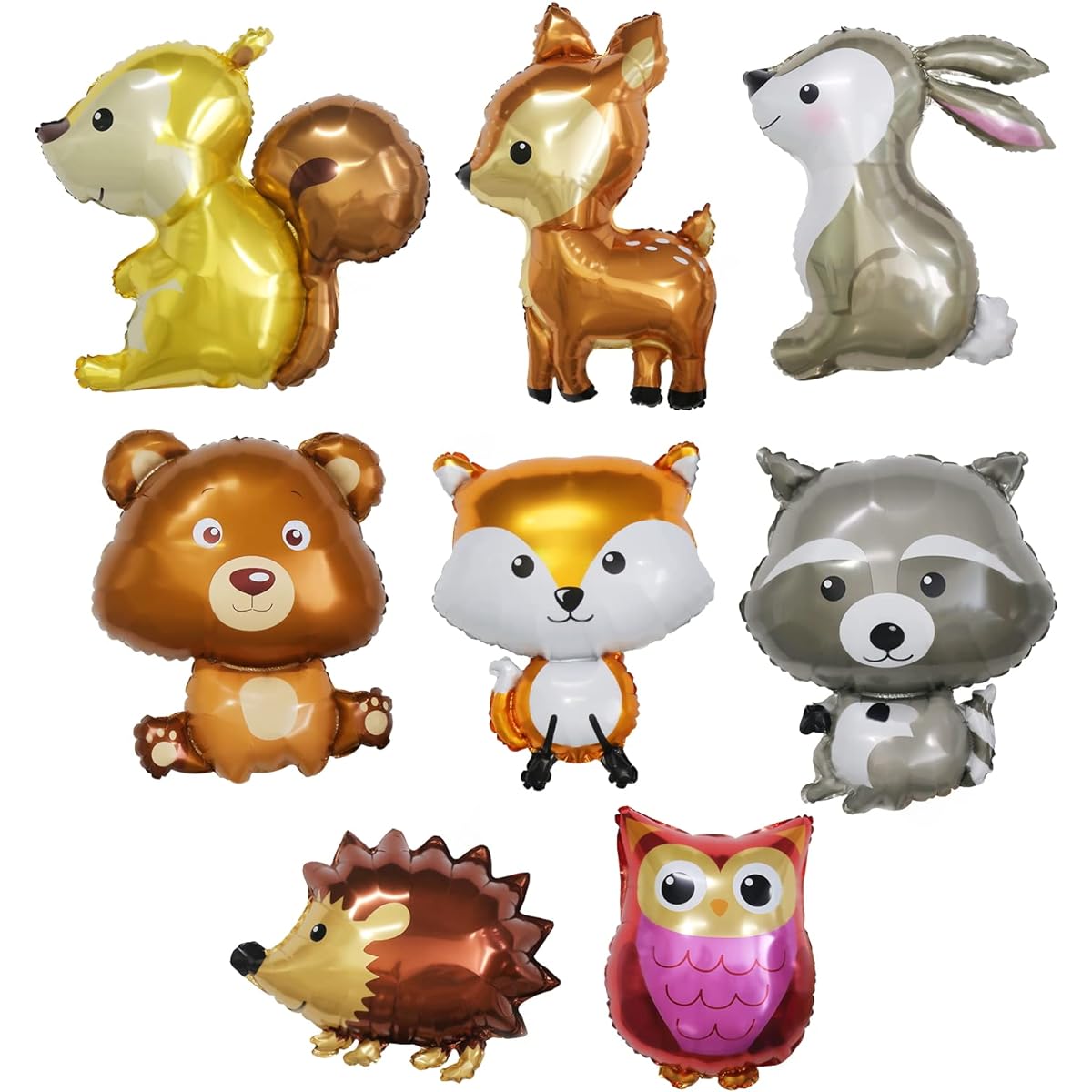 Blingparty Jungle Safari Animal Balloon Farm Animal Balloon Bear Balloon Birthday Party Decorations Forest Theme Party Supplies Baby Shower Decorations for Kids Birthday (Jungle Balloon)