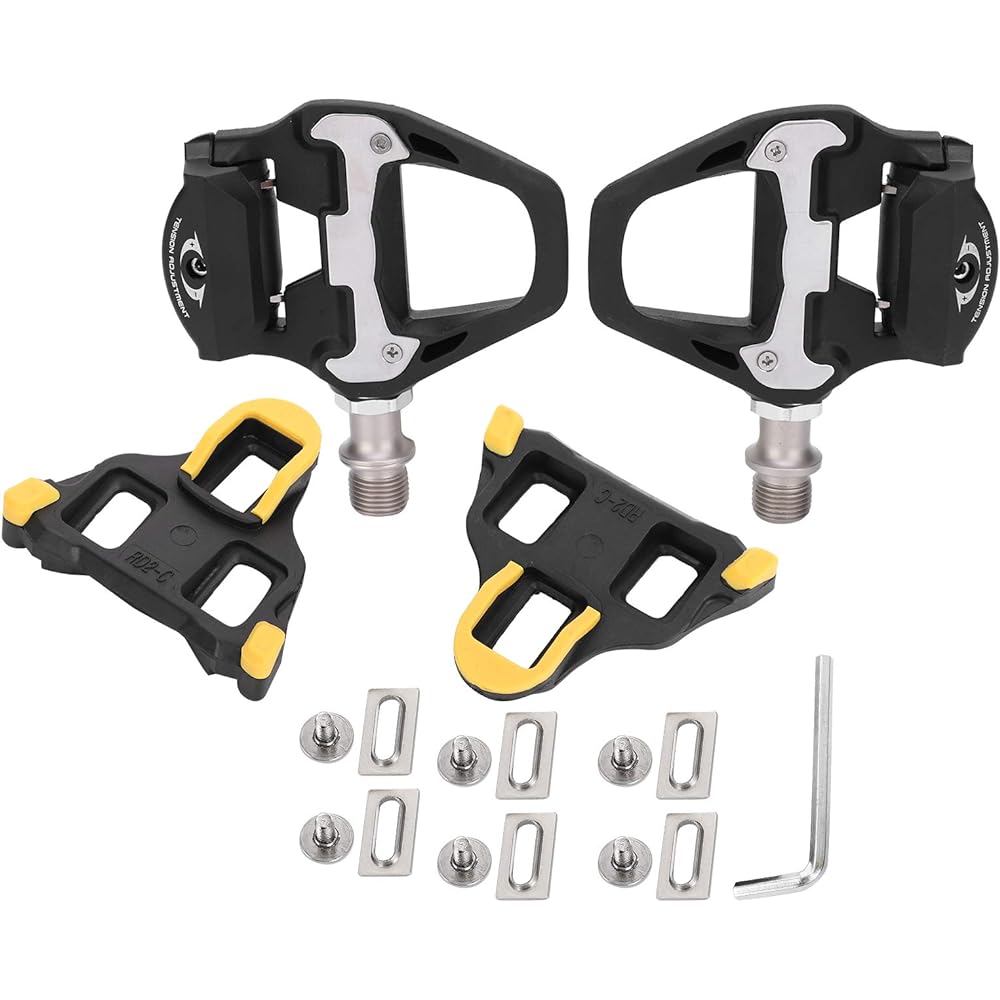 Bicycle Pedals SPD SL Road Bike Self Locking Pedal Platform with Cleats Repair Bicycle Cycling Replacement