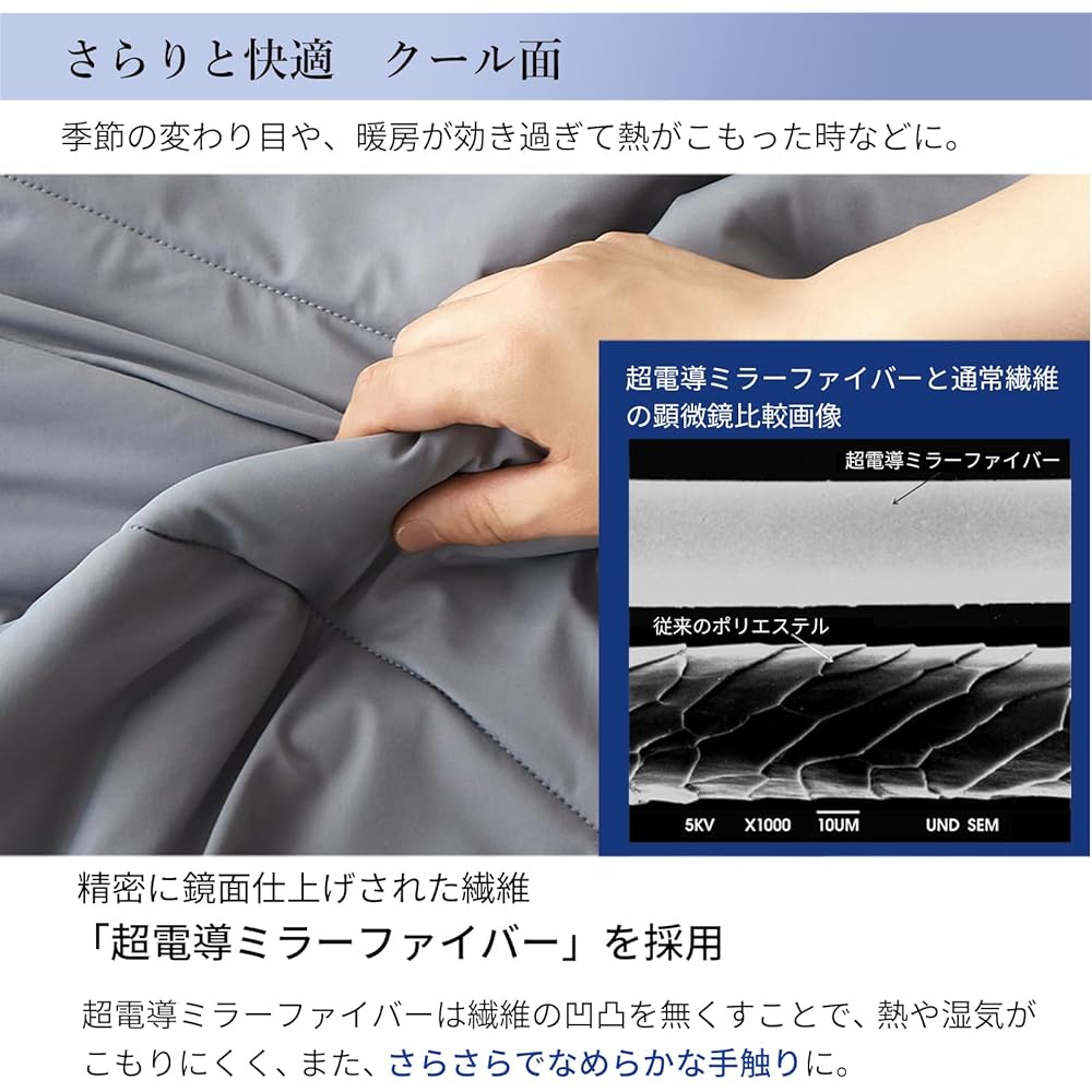 Blanket Blanket Reversible Blanket FUWANERU [Blanket made with penguin down, a new material that can be used all year round and can be washed] Four Season Blanket, Fluffy Material, Velvet, For Fall/Winter, Spring/Summer, Double-sided