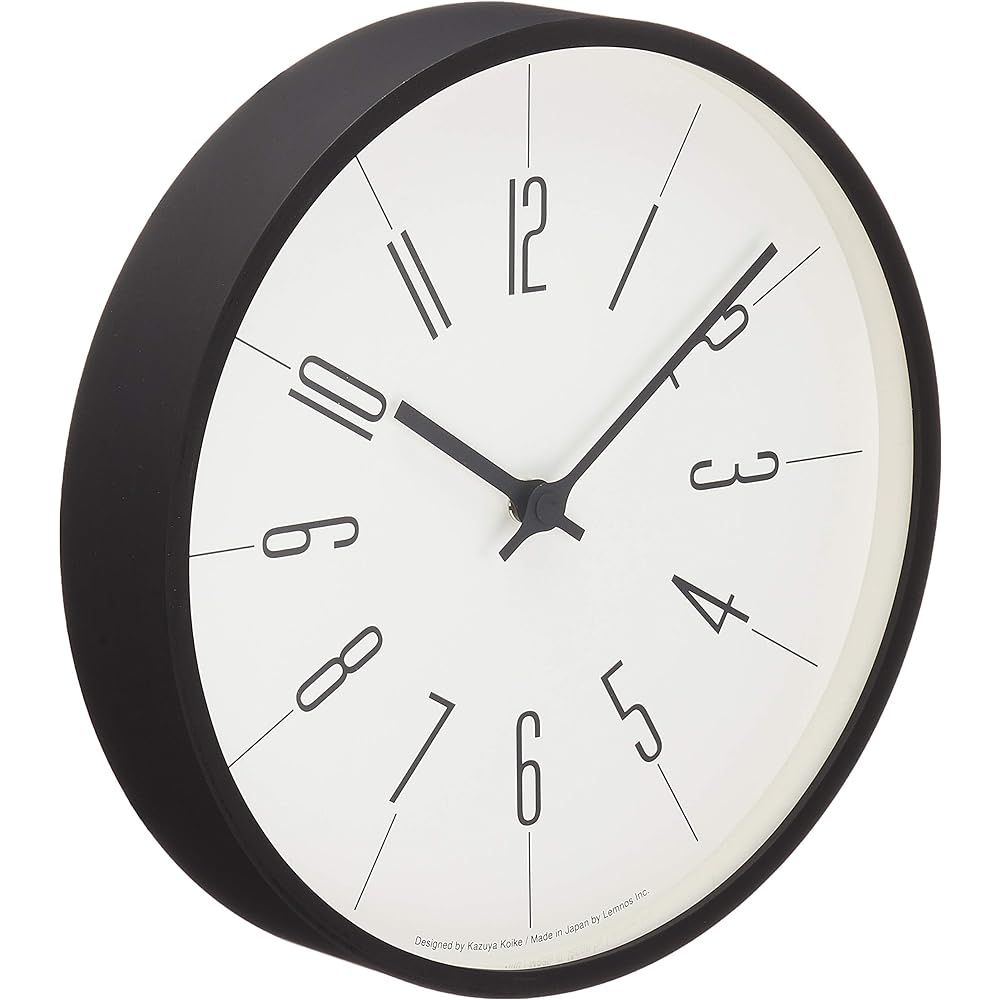 Lemnos Radio Clock Analog Clock Tower Clock Arabic KK13-16 A Lemnos φ254×d45mm