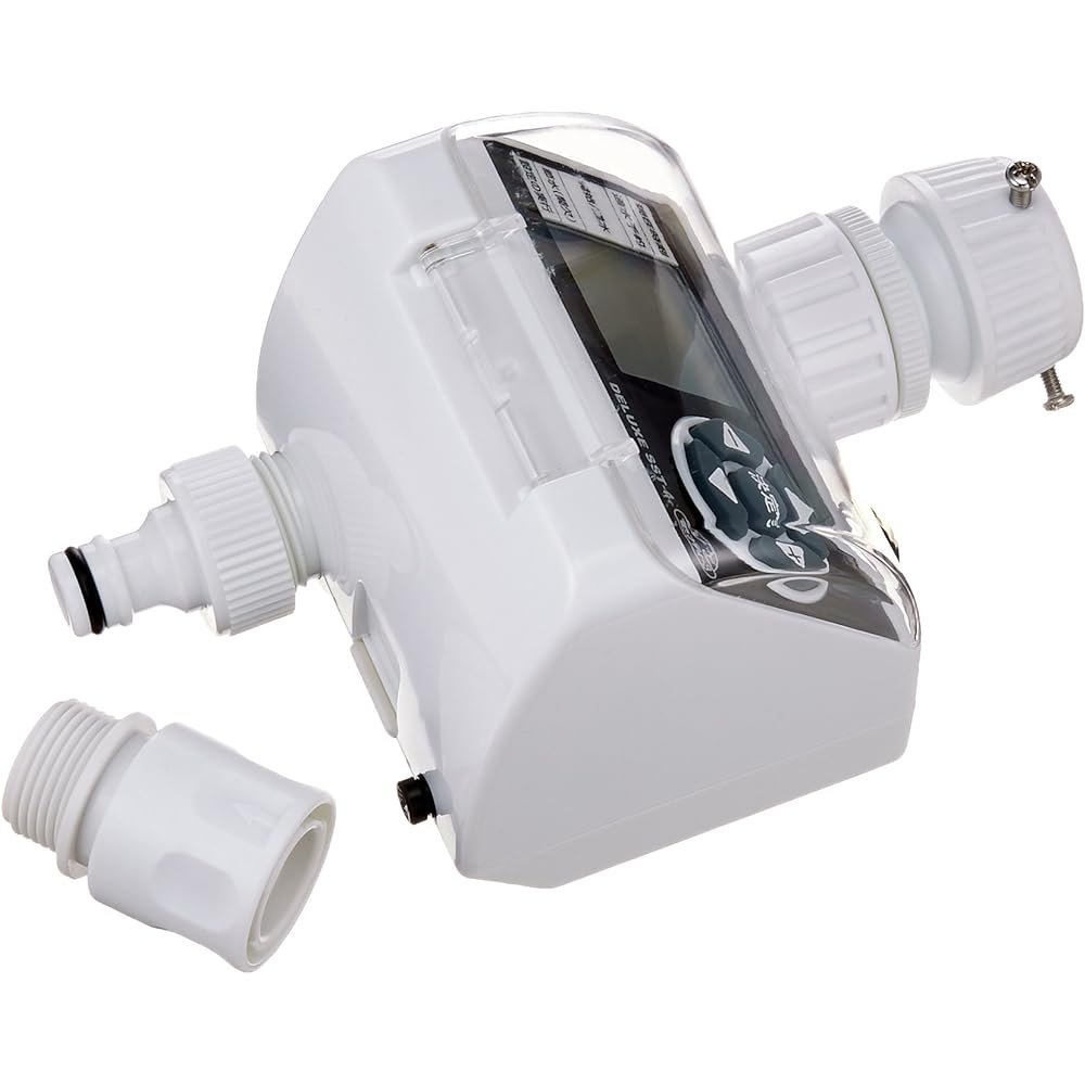 Safety 3 Watering Timer Deluxe 360 Minutes Battery Operated for Lawns, Potted Plants, and Fields Equipped with Water Saving Mode SST-4