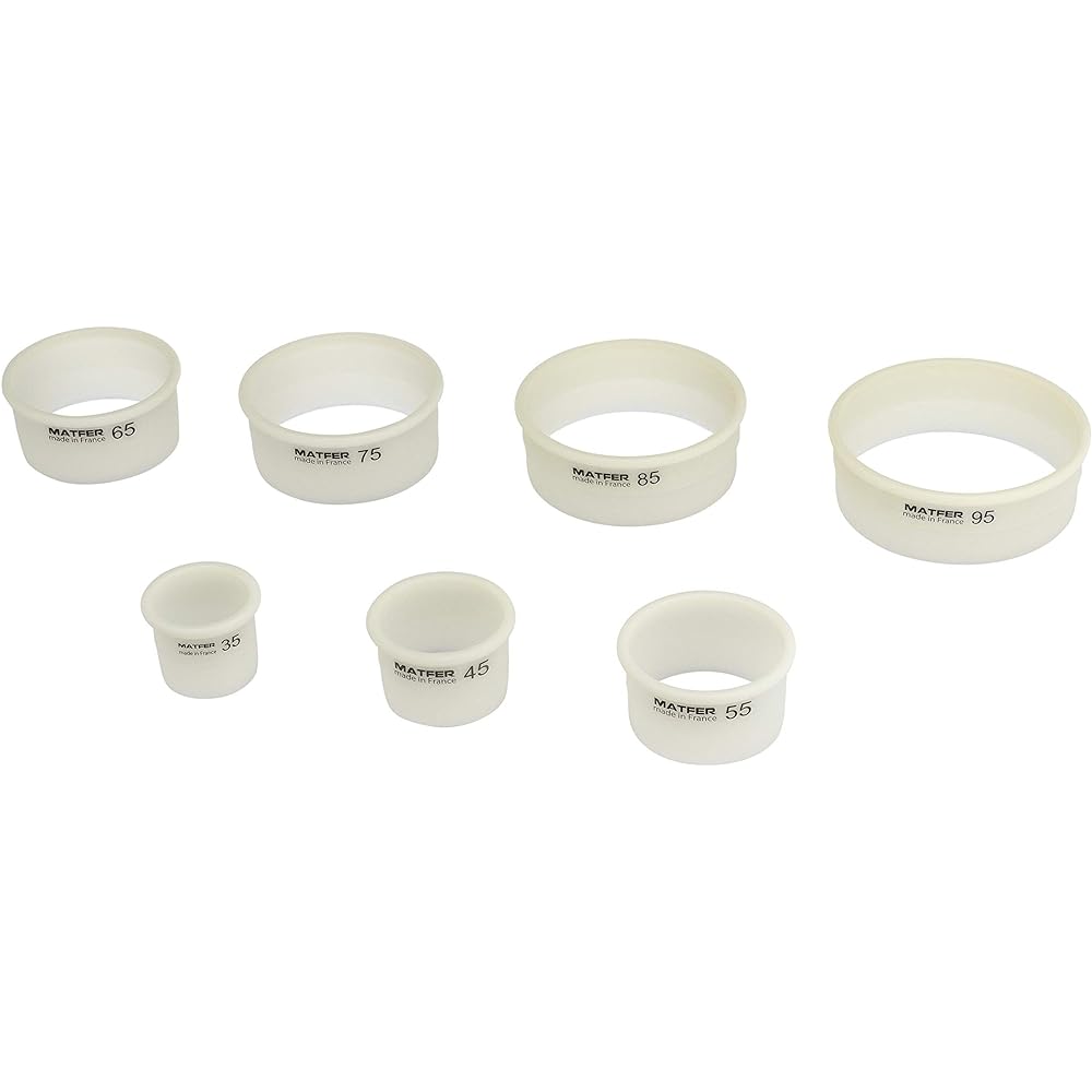 MATFER Flat Cutting Mold 150104 Plastic France 7 Piece Set WNK02