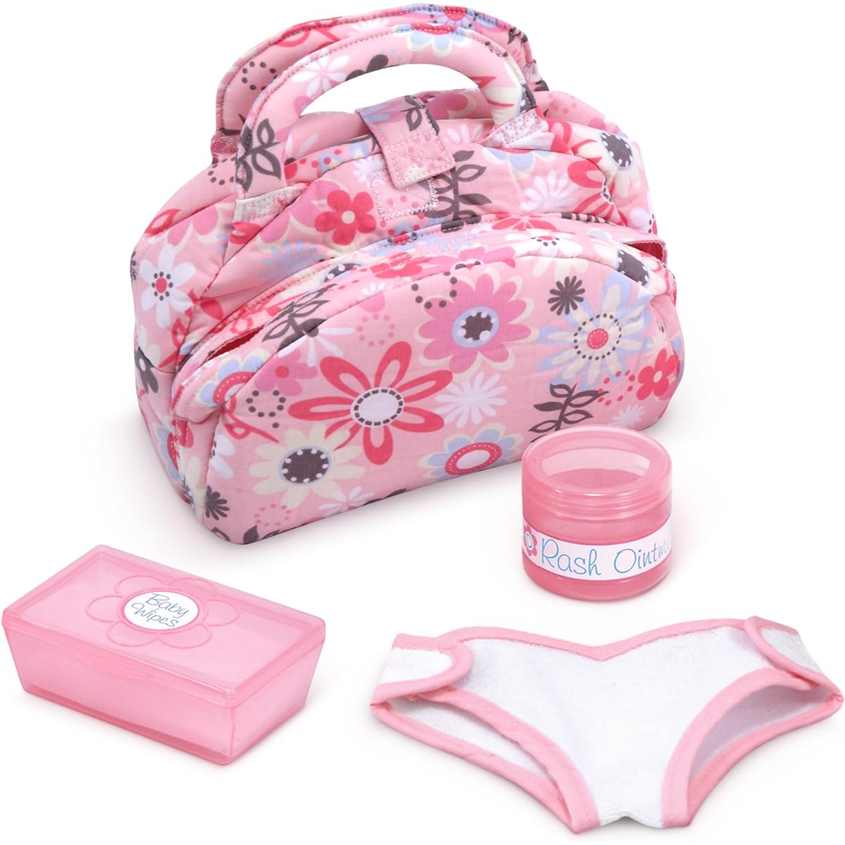 Melissa & Doug Mine to Love Doll Diaper Changing Set with Bags, Wipes, and Accessories (7 Pieces)