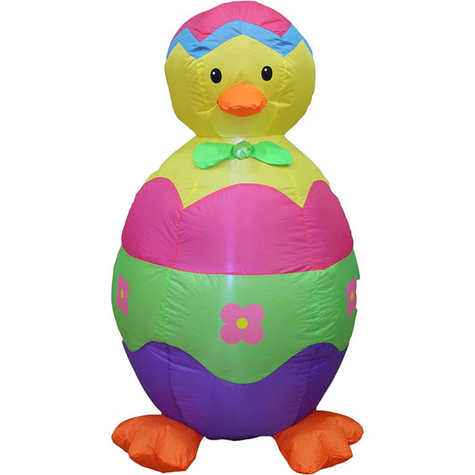 4ft Party Inflatable Baby Chicks and Eggs - Inflatable Garden Decorations