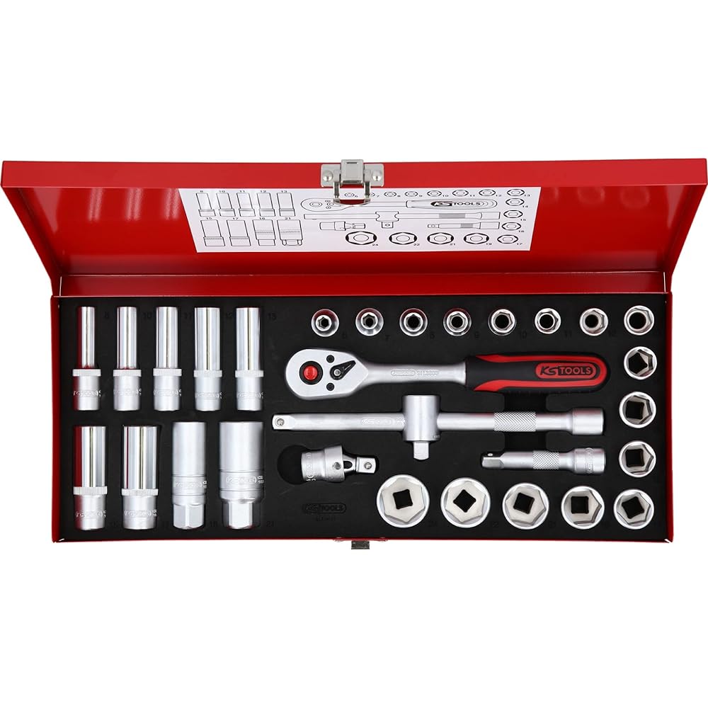 KS TOOLS 3/8" Socket set 30 pcs 917.4031