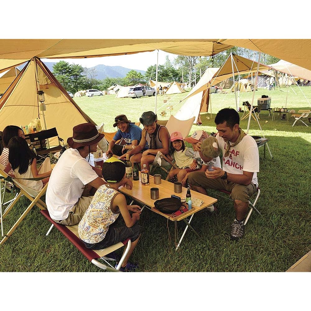 Snow Peak One Action Low Table Bamboo LV-100TR with Storage Case Desk Folding Compact Outdoor Camping