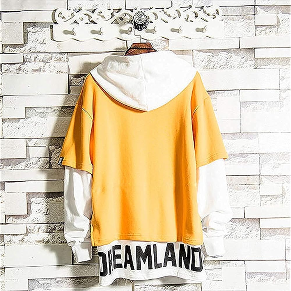 [HISITOSA] Hoodie, Men's, Autumn Clothing, Long Sleeve, Cotton, Light, Soft, Comfortable, Sweatshirt, Pullover, Loose, Casual, Large Size, Popular Clothes, Men's, Spring, Autumn, Winter